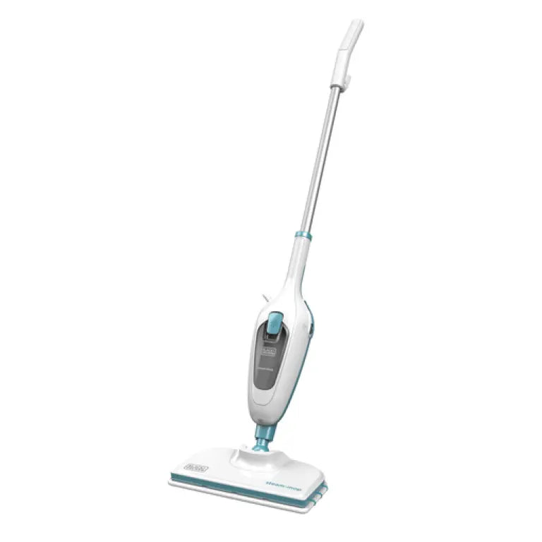 Black+Decker Steam Mop Cleaner, 1300 Watt, White And Blue - FSM13E1 Black+Decker Steam Mop Cleaner, 1300 Watt, White And Blue - FSM13E1